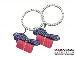 Jeep Wrangler JL LED Surface Mount Fog Light Halo Kit - ColorSHIFT Jeep Wrangler JL LED Surface Mount Fog Light Halo Kit - ColorSHIFT